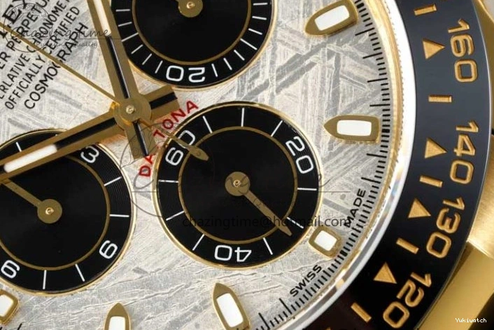 Dial 1:1 Strap Oysterflex Daytona Edition QF 116518 Rubber Best SA4130 on Meteorite 0706